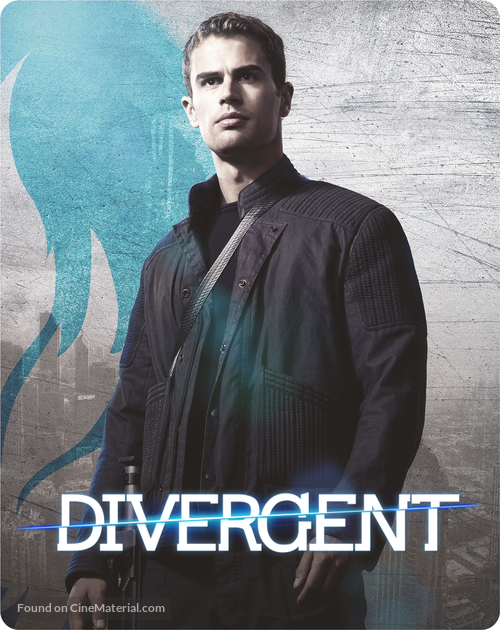 Divergent - British Blu-Ray movie cover