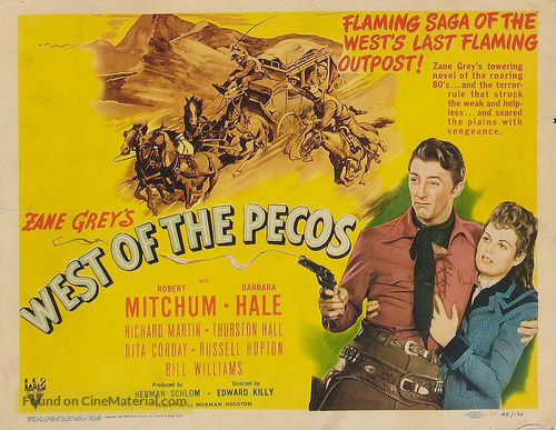 West of the Pecos - Movie Poster