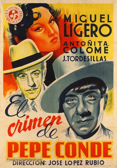 Crimen de Pepe Conde, El - Spanish Movie Poster