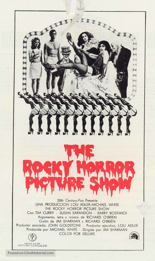 The Rocky Horror Picture Show - Spanish Movie Poster