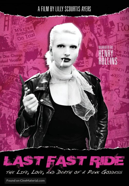 Last Fast Ride: The Life, Love and Death of a Punk Goddess - DVD movie cover