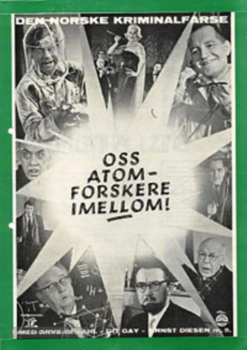 Oss atomforskere i mellom - Norwegian Movie Poster