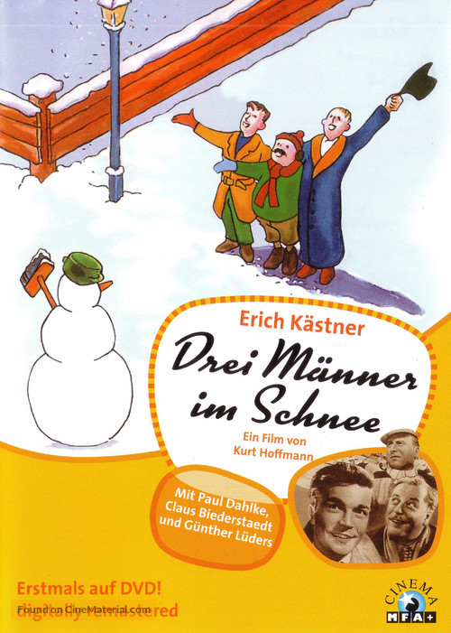 Drei M&auml;nner im Schnee - German DVD movie cover