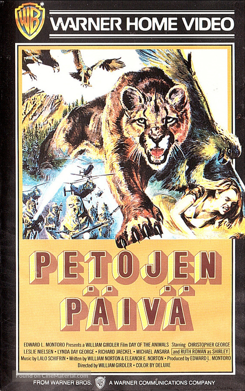 Day of the Animals - Finnish Movie Cover