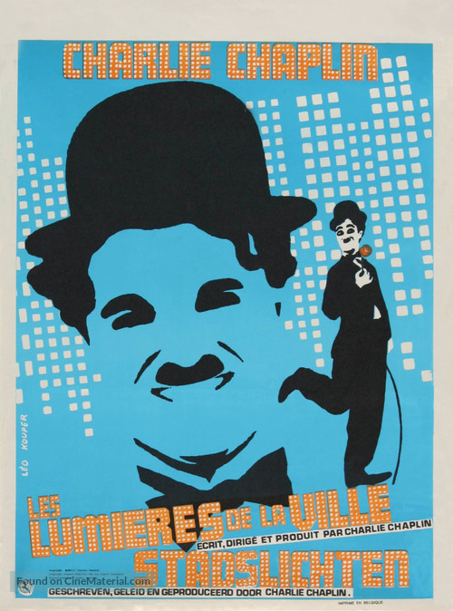 City Lights - Belgian Movie Poster