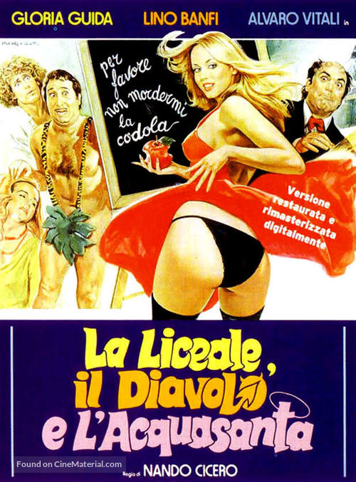 La liceale, il diavolo e l&#039;acquasanta - Italian DVD movie cover