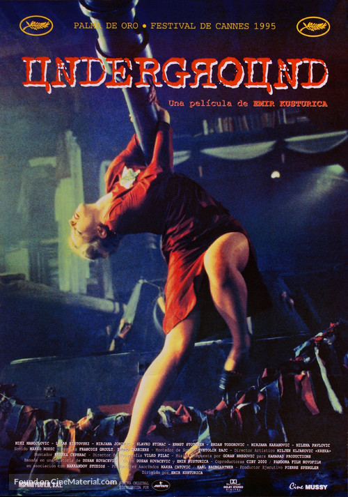 Underground - Spanish Movie Poster