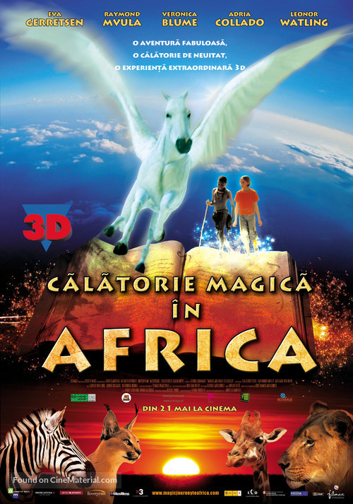Magic Journey to Africa - Romanian Movie Poster