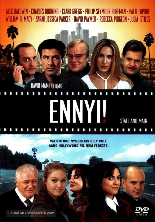 State and Main - Hungarian Movie Cover