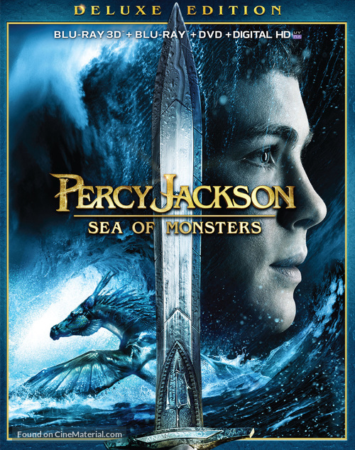 Percy Jackson: Sea of Monsters - Blu-Ray movie cover