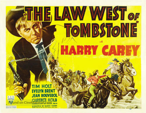 The Law West of Tombstone - Movie Poster