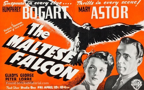 The Maltese Falcon - British poster