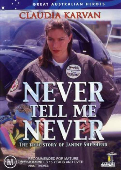 Never Tell Me Never - Australian DVD movie cover