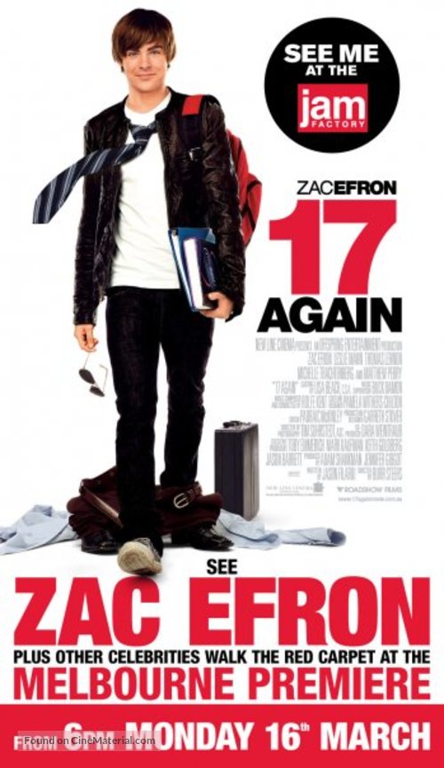 17 Again - Australian Movie Poster