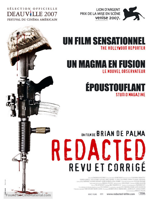 Redacted - French Movie Poster