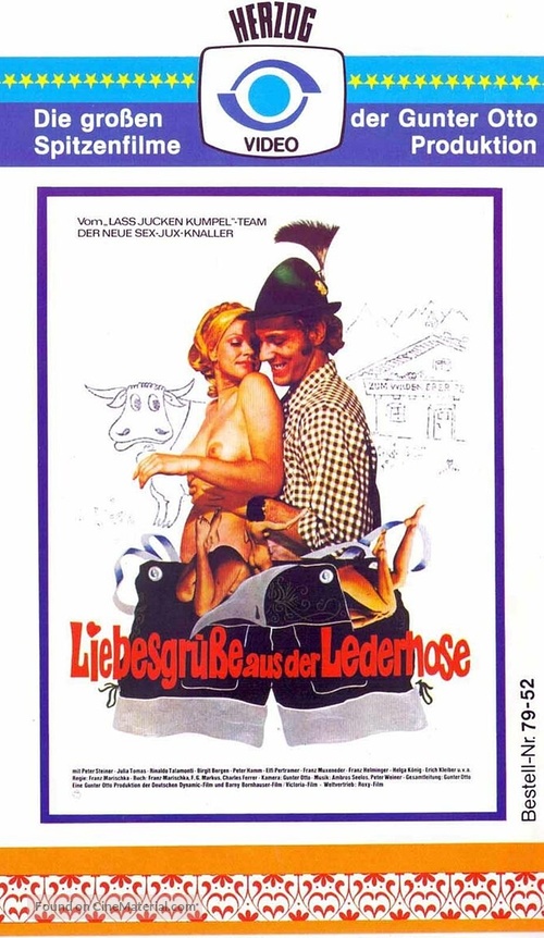 Liebesgr&uuml;&szlig;e aus der Lederhos&#039;n - German VHS movie cover