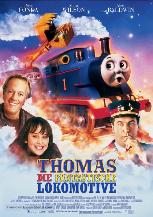 Thomas and the Magic Railroad - German Movie Poster