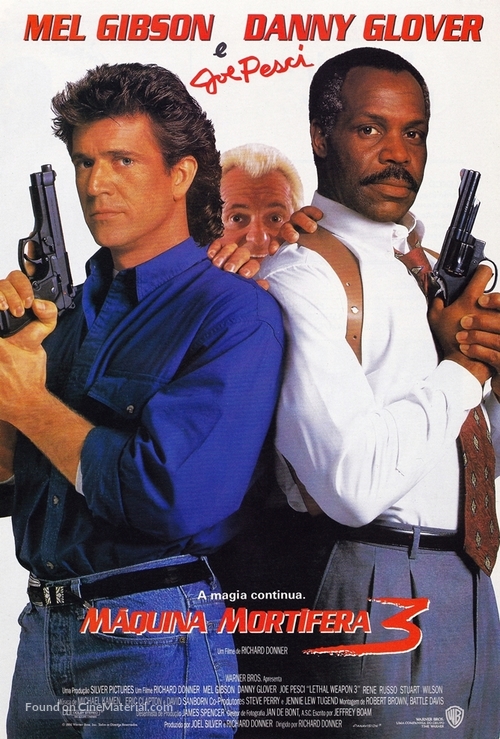 Lethal Weapon 3 - Brazilian Movie Poster