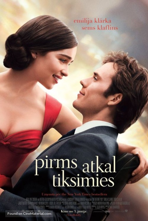 Me Before You - Latvian Movie Poster