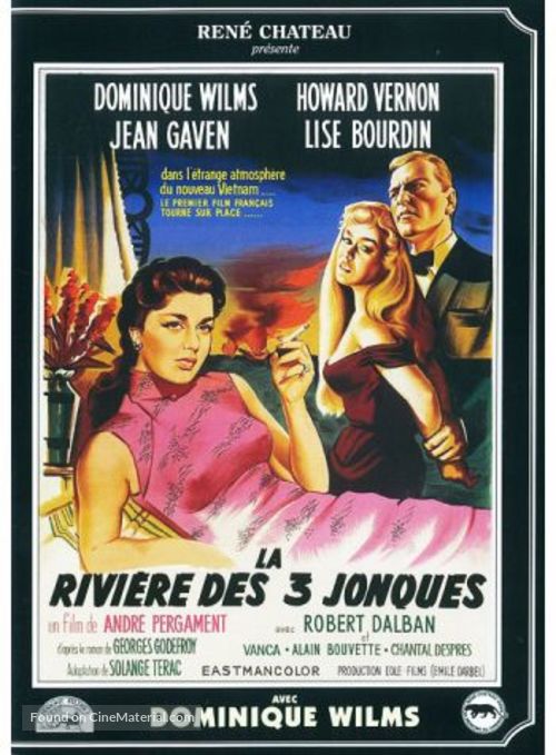 La rivi&egrave;re des 3 jonques - French DVD movie cover