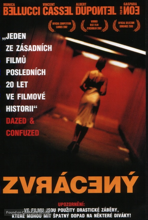 Irr&eacute;versible - Czech Movie Poster