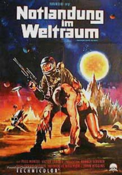 Robinson Crusoe on Mars - German Movie Poster