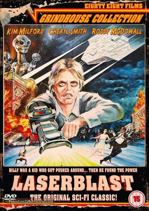 Laserblast - British DVD movie cover
