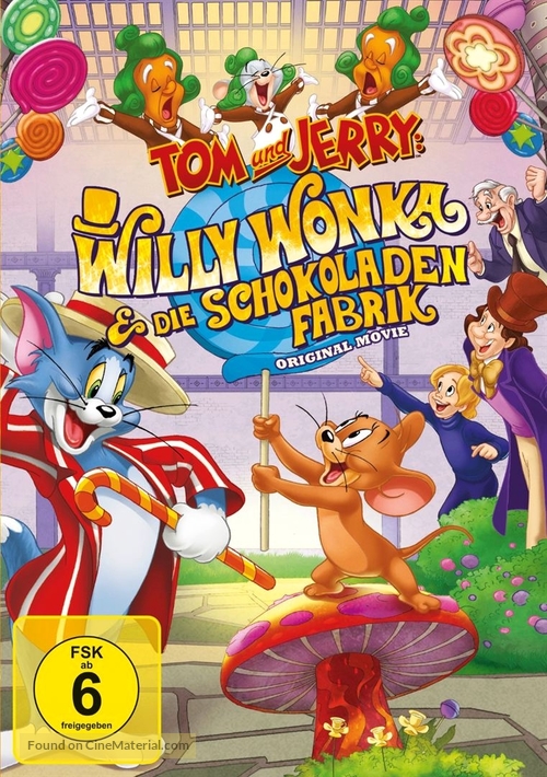 Tom and Jerry: Willy Wonka and the Chocolate Factory - German Movie Cover