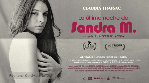 La &uacute;ltima noche de Sandra M. - Spanish Movie Poster