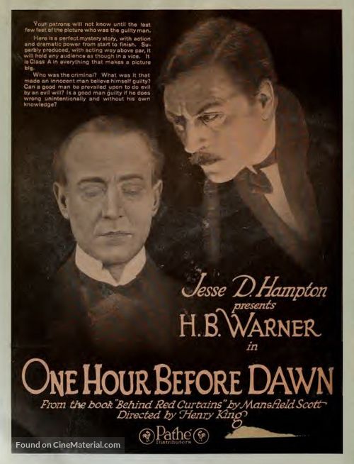 One Hour Before Dawn - Movie Poster