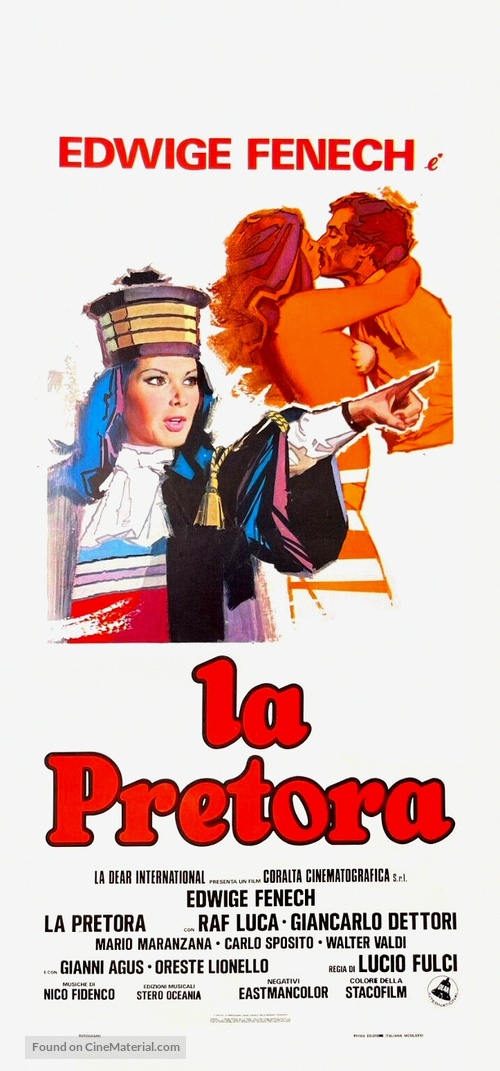 La pretora - Italian Movie Poster