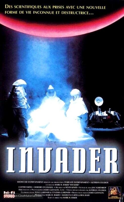 Invader - French VHS movie cover