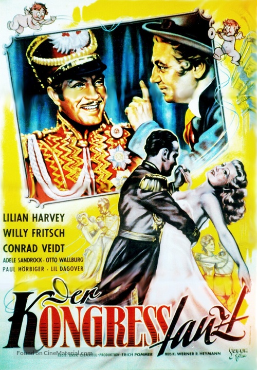 Der Kongre&szlig; tanzt - German Movie Poster