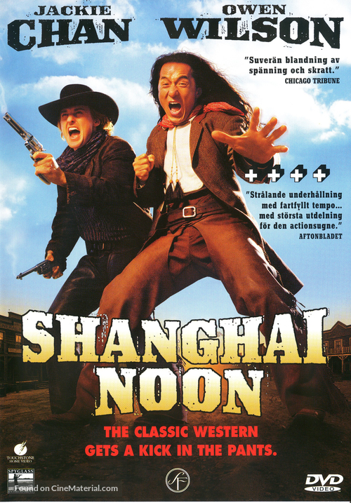 Shanghai Noon - Swedish DVD movie cover