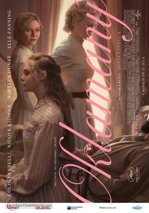 The Beguiled - Slovak Movie Poster