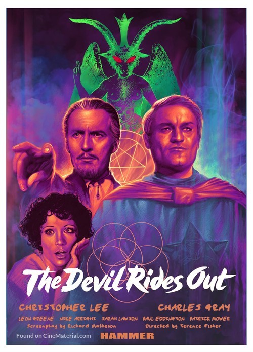 The Devil Rides Out - British poster