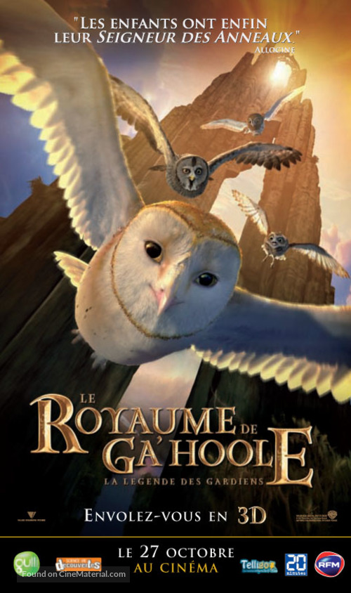 Legend of the Guardians: The Owls of Ga&#039;Hoole - French Movie Poster