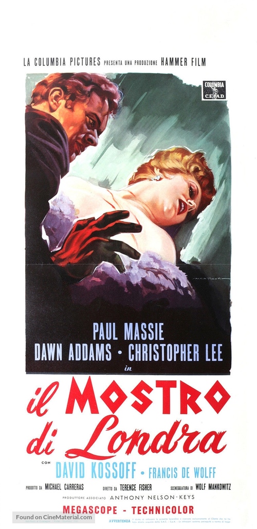 The Two Faces of Dr. Jekyll - Italian Movie Poster
