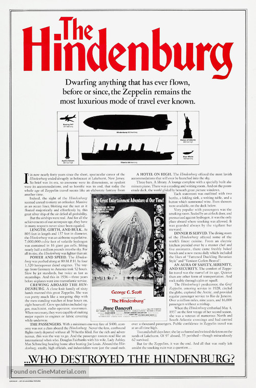 The Hindenburg - Movie Poster