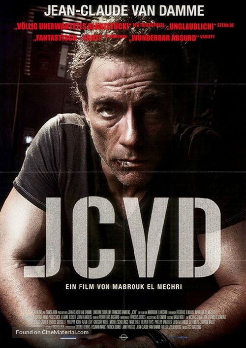 J.C.V.D. - German Movie Poster