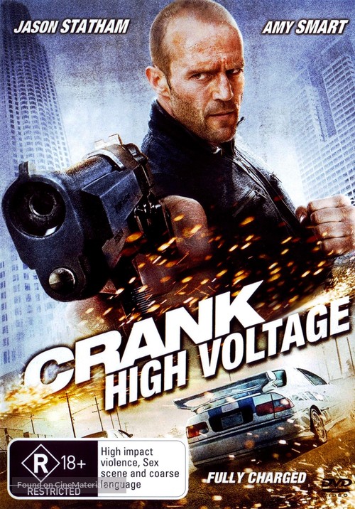 Crank: High Voltage - Australian DVD movie cover