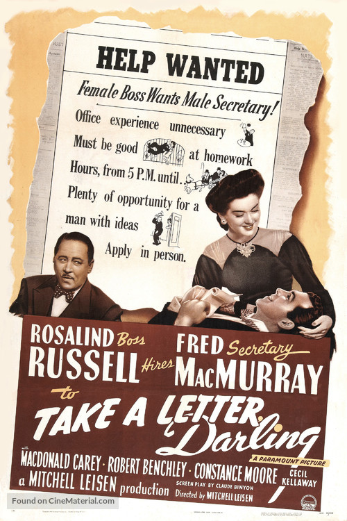 Take a Letter, Darling - Movie Poster