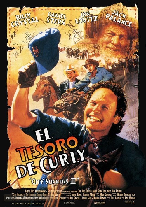 City Slickers II: The Legend of Curly&#039;s Gold - Spanish Movie Poster