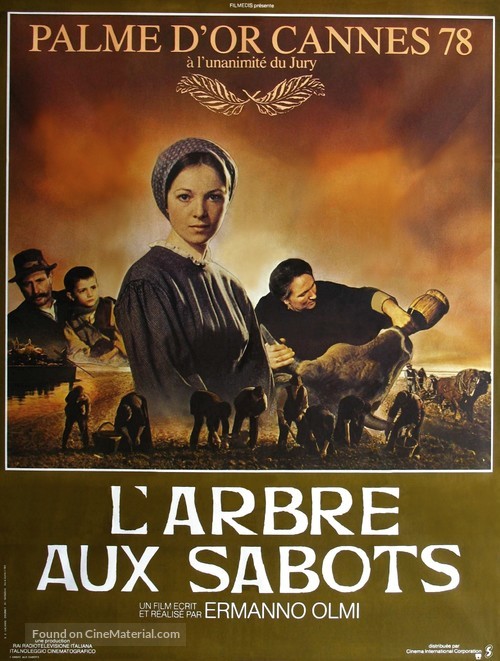 L&#039;albero degli zoccoli - French Movie Poster