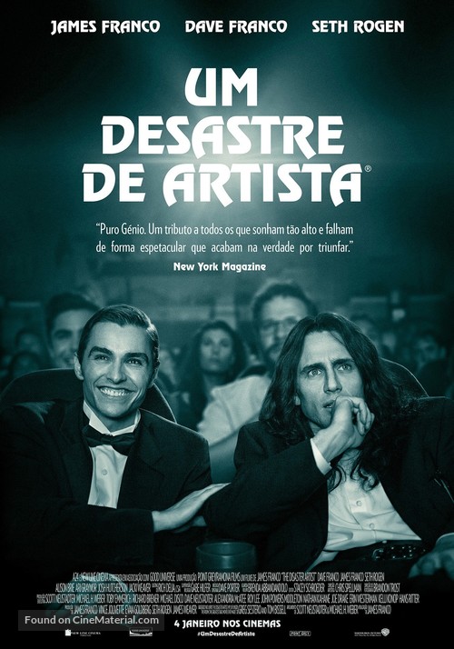 The Disaster Artist - Portuguese Movie Poster
