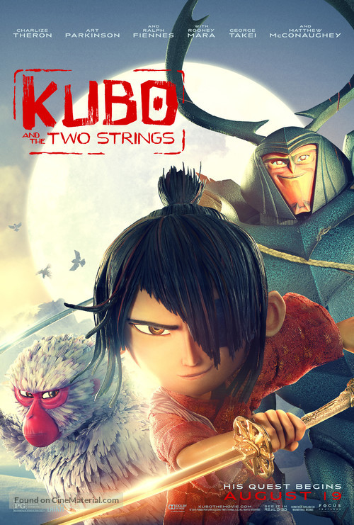 Kubo and the Two Strings - Theatrical movie poster