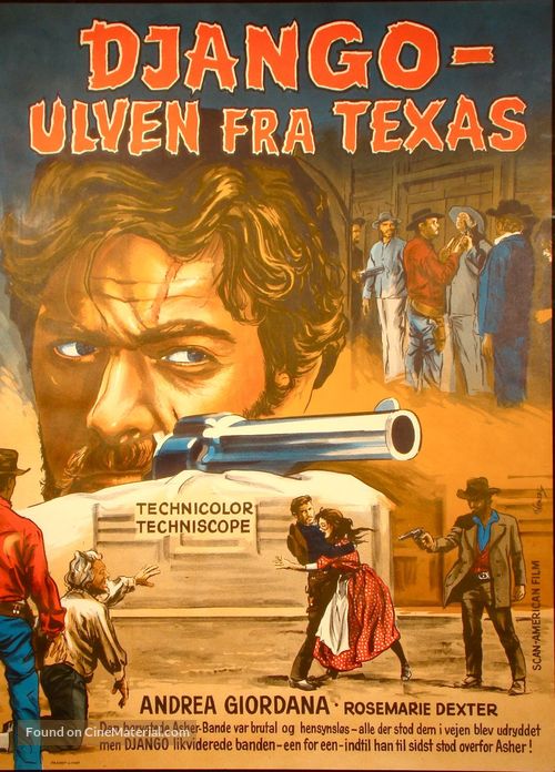 El desperado - Danish Movie Poster