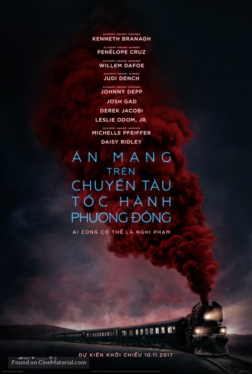 Murder on the Orient Express - Vietnamese Movie Poster