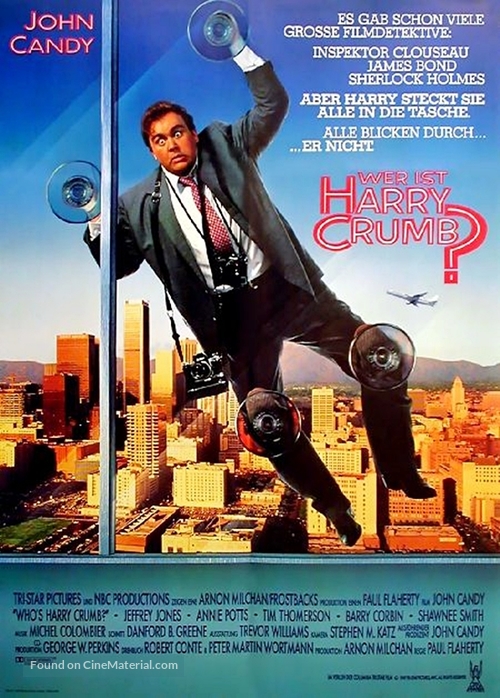 Who&#039;s Harry Crumb? - German Movie Poster