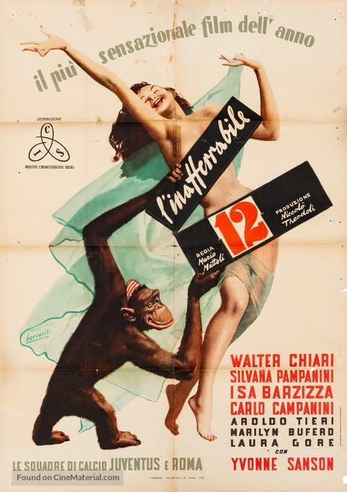 L&#039;inafferrabile 12 - Italian Movie Poster